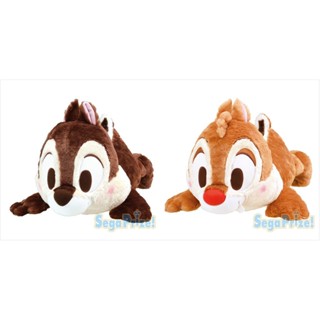 日本景品 SEGA 奇奇 蒂蒂 交換禮物 娃娃 玩偶 Disney 迪士尼 大隻 柔軟 大型 好抱 趴姿 娃娃