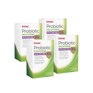 GNC 健安喜 益酵菌30B 30包/盒X4盒 益生菌+酵素 專利益生質 12隻專利菌株 三效消化道調理配方