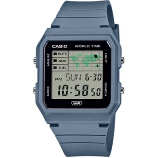 CASIO 卡西歐 休閒方形電子錶-藍 手錶 學生錶 送禮 禮物 LF-30W-2A