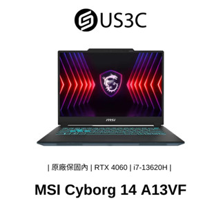 MSI Cyborg 14 14吋 i7-13620H 16G 512G SSD RTX4060 8G 電競筆電 二手品