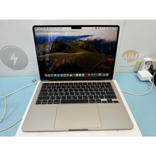 【艾爾巴二手】MacBook Air A3113 M3/8G/256G 13吋 星光色#二手筆電#漢口店 HCJ4Q