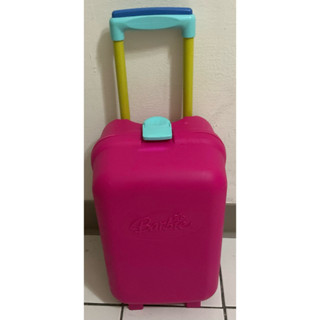 芭比barbie拉桿旅行箱行李箱（桃紅色）
