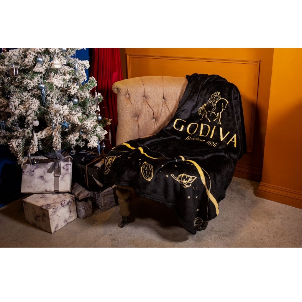 GODIVA法蘭絨毛毯 全新品 未拆封
