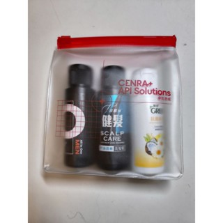 綠的旅行組(內含沐浴乳60ml、洗髮精60ml、潔淨露60ml、夾鏈袋X1)2028.03.18到期