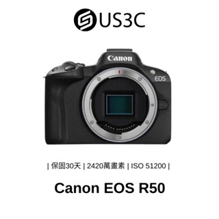 Canon EOS R50 單機身 2420萬畫素 內建Wi-Fi功能 ISO51200 快門數小於1000次 二手相機