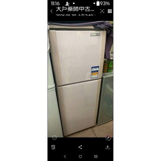 一級省電～二手中古聲寶140公升雙門冰箱，2014年，型號SR-L14Q，保固3個月，大戶藥師二手中古家電