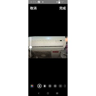 二手中古日立0.8噸分離式冷氣，適用3～4坪，保固3個月，型號Rac-22UK，請加詢問大戶藥師