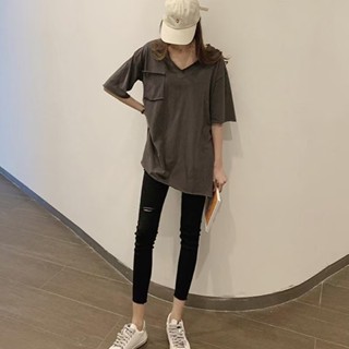 大碼女裝 300斤 V領上衣 遮肚子上衣 大碼上衣 寬鬆女裝 時尚女裝 V領t恤 大尺碼t恤 特大碼女裝 大尺碼女裝