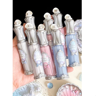 臺灣現貨免等💗花知曉 貝殼珍珠唇蜜 亮澤唇釉 裸色系 保濕護唇 唇蜜 新品貝殼珍珠系列Flower Knows