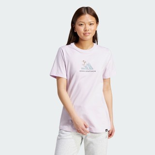 adidas 女款 短袖上衣 亞規 W C DDL SURF T 粉 JX5328