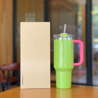 Starbucks官方正品！星巴克杯子2023史坦萊音樂狂歡不銹鋼吸管杯1180ml咖啡杯牛油果果汁珍奶茶奶昔茶
