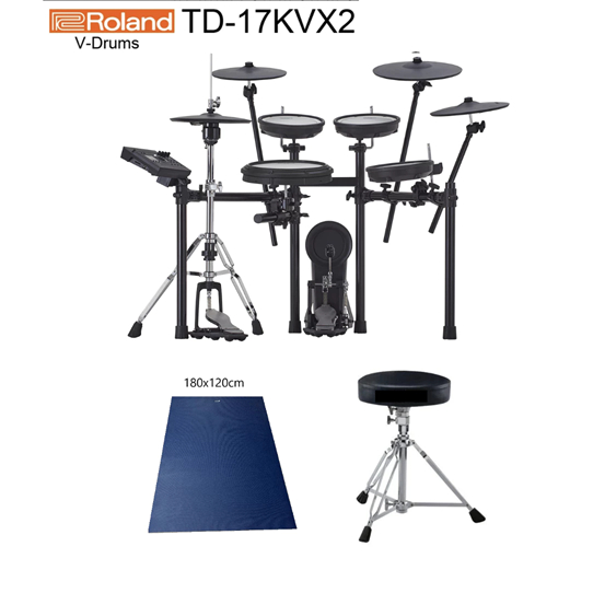 ROLAND TD17KVX2 含鼓毯鼓椅贈品 TD-17