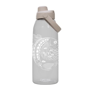CamelBak 離島記憶-達悟飛魚 1500ml Chug 戶外運動水瓶RENEW 晶透白 CBSMUPB1502