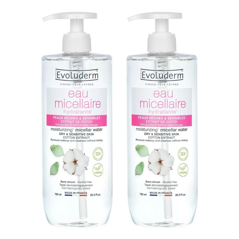 💥好市多代購💥Evoluderm 卸妝水 750毫升 X 2入