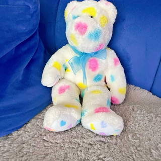 美國ty Beanie Baby系列絕版Buddy Kissme Bear棉花糖愛心熊
