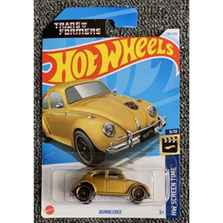 .^飛行屋(全新品)Hot Wheels 風火輪小汽車 合金車//電影~變形金剛-大黃蜂 BUMBLEBEE金龜車