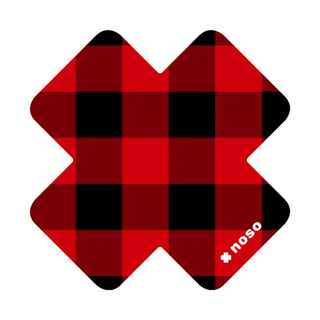 【NoSo Patches】1063 Lumberjack 貼片 黑紅格紋/GTX修補貼片/羽絨外套修補貼片