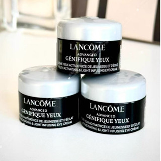 臺灣現貨 新效期 小黑瓶眼霜 超未來肌因亮眼精粹霜5ml 蘭蔻小樣 LANCOME眼霜 絕對完美黃金玫瑰修護眼霜5ml