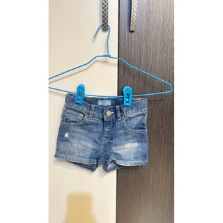 二手兒童babyGap牛仔拉鍊短褲4years/110cm (腰圍可調)