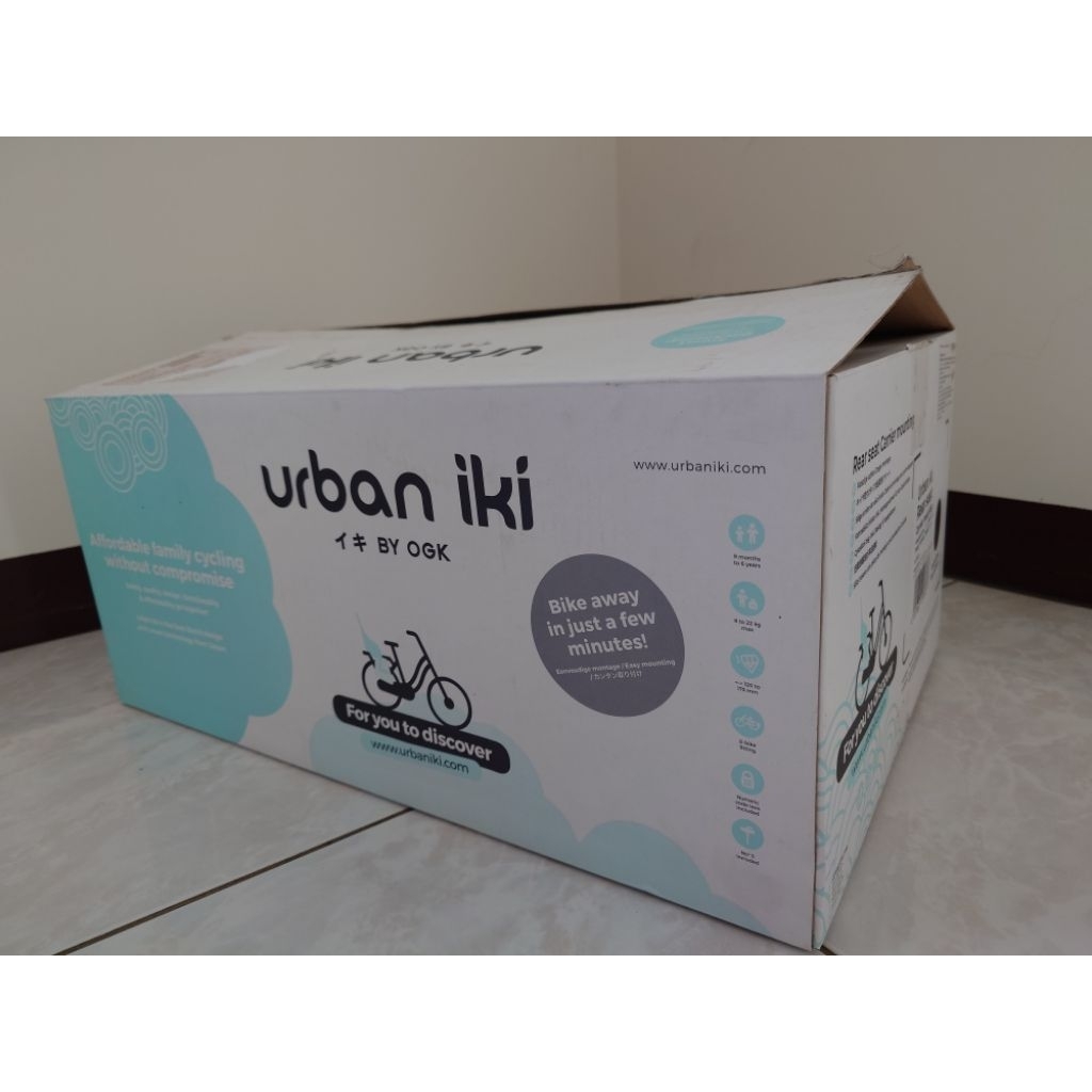 ogk iki 後置式兒童座椅 可安裝於捷安特親子腳踏車