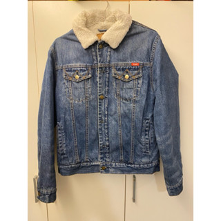Wrangler 124MJ 羊羔絨牛仔外套 經典丹寧 Sherpa 保暖夾克 紅標 工裝風