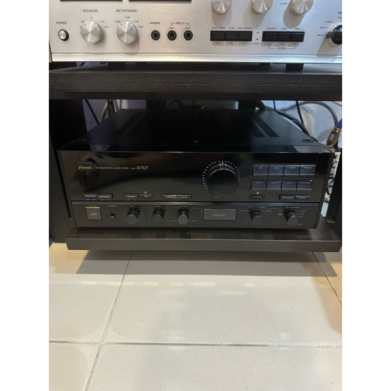 SANSUI山水 AU-α707(黑) 一代名機，堪稱經典 綜合擴大機