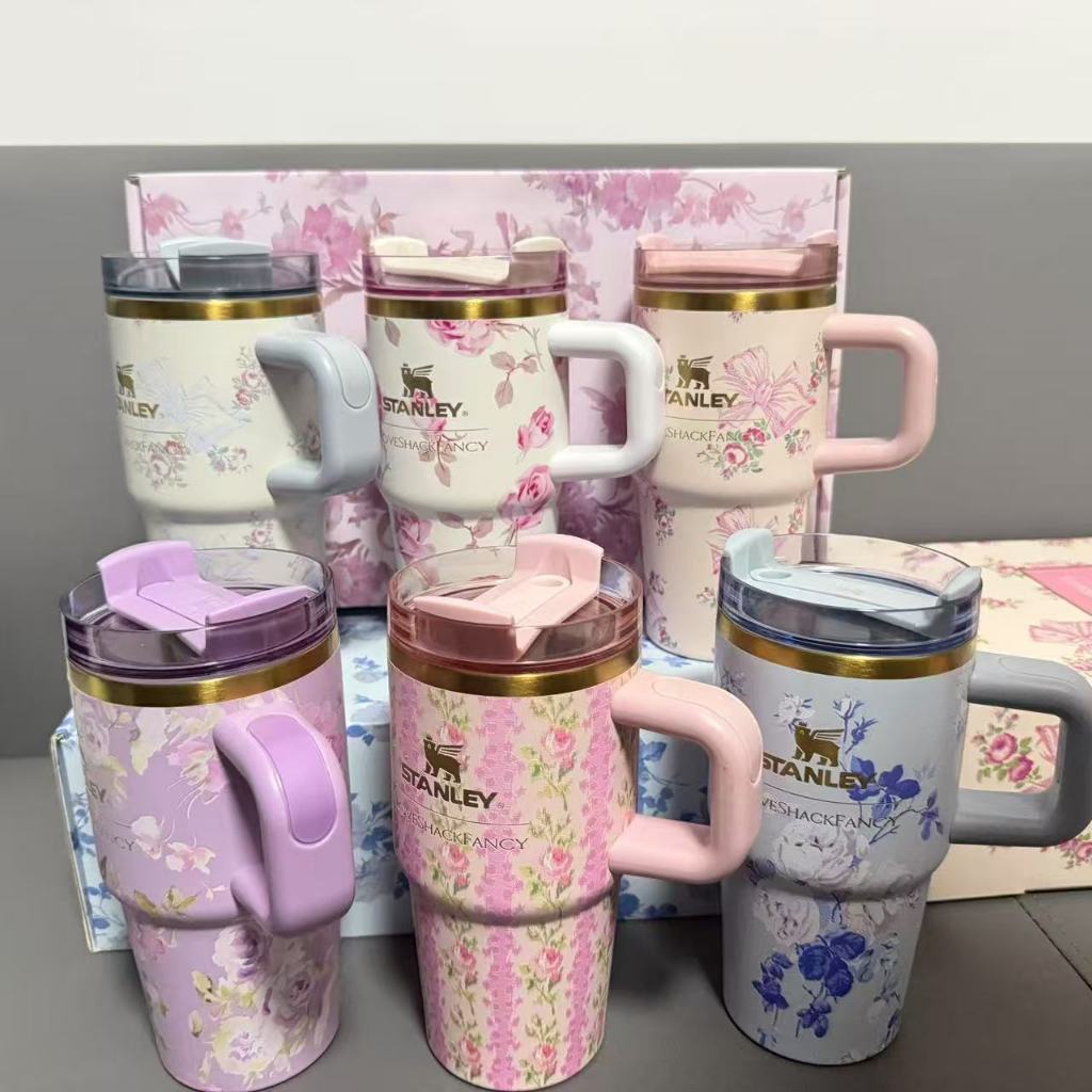 【台灣出貨】新品特惠 史丹利 stanley 20oz冰霸杯40oz汽車杯 便攜冰霸杯 便攜吸管迷你杯 戶外運動水杯禮盒