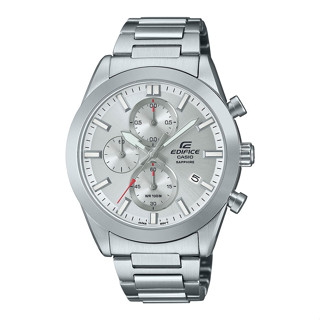 EDIFICE CASIO卡西歐 三針三眼 標準計時鐘錶 藍寶石水晶玻璃 日期顯示窗 EFB-710D-7A 41mm