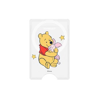 【TOYSELECT】Disney小熊維尼-抱緊一下MagSafe磁吸卡片夾