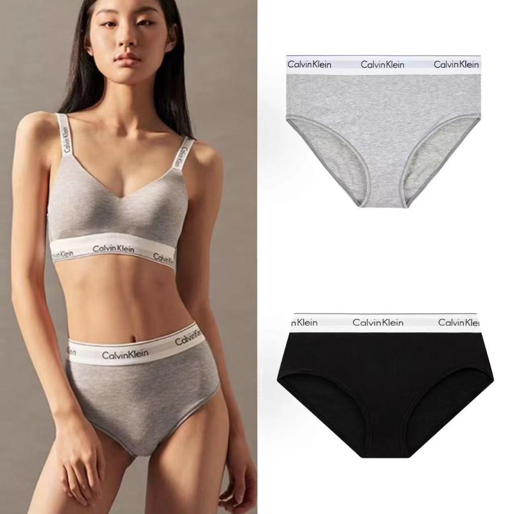 Calvin Klein CK女生內褲 百搭高腰內褲 緊身褲 簡約內褲女款 黑 灰 單件無痕褲