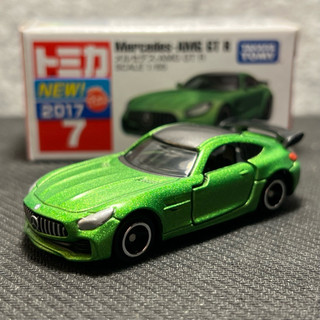 Tomica多美小汽車 7 賓士 Mercedes Benz AMG GTR GTS GT R賓士綠魔（2017新車貼）