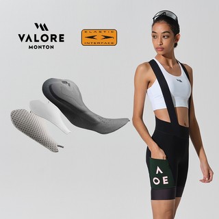 VALORE 非凡黑色女款背帶車褲 自行車車褲 腳踏車車褲 高階車褲 義大利雙箭牌褲墊 緩解壓迫感