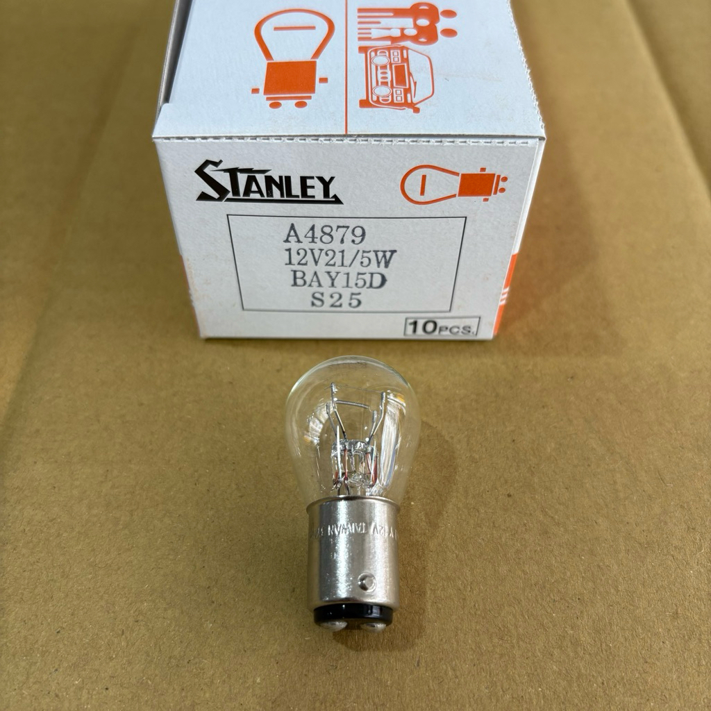 日本STANLEY 12V 21/5W 雙芯上下燈泡 清光 A4879