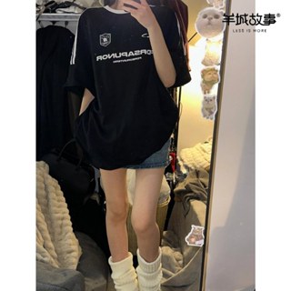 性價比王牌 短袖 t恤 女生 t恤 情侶裝短袖 三條槓 美式復古 美式短袖 氣質上衣 美式高街 嘻哈T恤 精品衣服 夏天