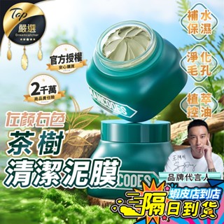 【現貨 免運費！淨化毛孔 官方授權】左顏右色 茶樹清潔泥膜 泥膜 清潔泥膜 面膜 潔顏泥膜 深層清潔 塗抹式 毛孔吸塵器