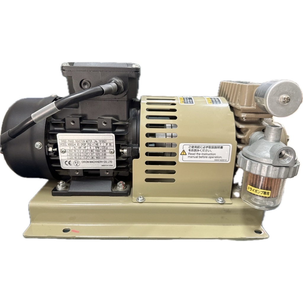 日本ORION DRY PUMP KHB200A-304A-G1(3HP)標準型乾式真空幫浦