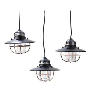 【美國Barebones】【三入一組】串連垂吊營燈Edison String Lights LIV-265 / 霧黑
