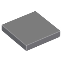 LEGO 樂高 深灰色 平滑板 Tile 2x2 with Groove 3068b 4211055