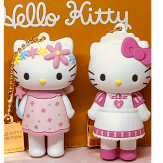 日本帶回來的Hello Kitty 50週年紀念款矽膠公仔娃娃吊飾