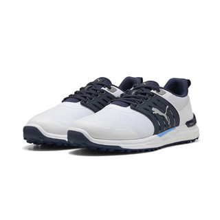 舒適好走款!! PUMA IGNITE Elevate2 男無釘高爾夫球鞋-深藍/白色 #31024301