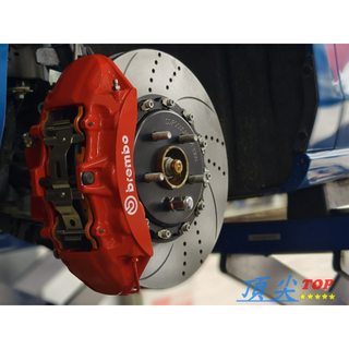 【頂尖】全新brembo卡鉗 ZL1卡鉗 大六活塞卡鉗+355mm全浮動碟盤+陶瓷煞車皮+金屬油管 FOCUS卡鉗
