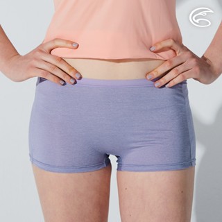 ADISI 女銅纖維抗菌消臭平口內褲(中腰) AUP2411121 粉紫 (S-3XL)｜抑菌 除臭 吸濕排汗 快乾