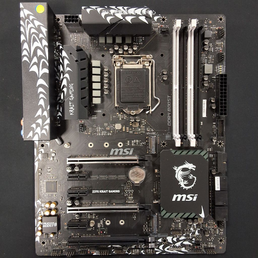【阿佑電腦】微星/MSI/Z370 KRAIT GAMING /1151針/DDR4/支援9代及第8代Intel 處理器