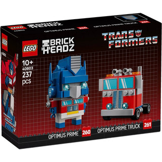 【樂高丸】樂高 LEGO 40803 變形金剛 柯博文 機器人形態 與 車輛形態｜樂高大頭系列