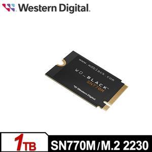 WD 黑標 SN770M 1TB M.2 2230 PCIe 4.0 NVMe SSD • PCIe Gen 4.0、