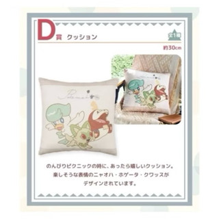 (便宜賣) 全新 正版 寶可夢 COLLECTION KUJI HIDAMARI LIFE 一番賞 D賞 抱枕