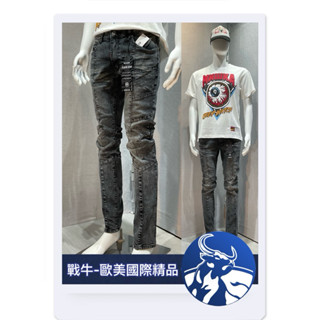 Re美國潮牌 牛仔褲 [戰牛精品] 美式牛仔褲 RE潮牌 歐美總公司發行 潮牌衣服 小直筒牛仔褲 伸縮牛仔褲 騎士牛仔褲