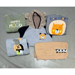 二手商品 Lativ / Uniqlo 男童 幼童 秋冬款 長袖上衣 大學T(內有厚絨）