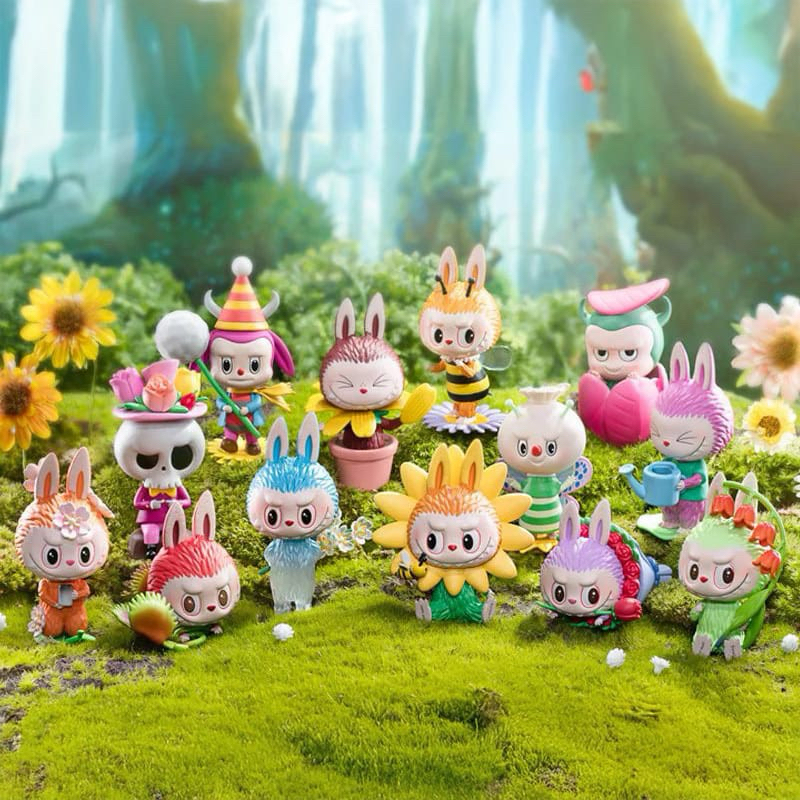 泡泡瑪特 The monsters Labubu 花之精靈系列 風鈴花 / 紫苑花