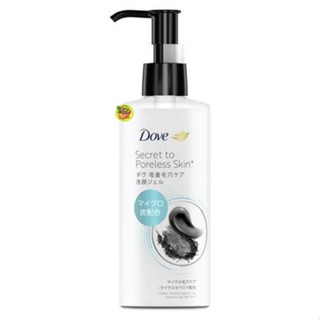 【JPGO】日本製 Dove 多芬 毛孔清潔卸妝洗面乳 150ml~炭洗顏 白色花香